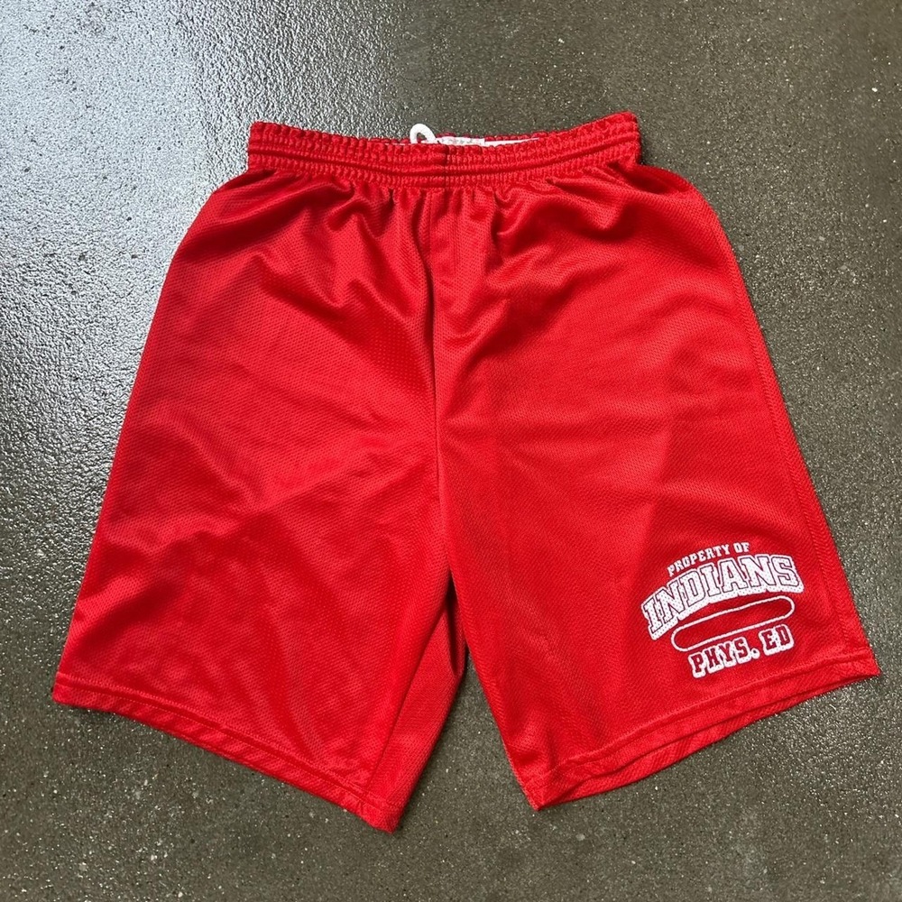Vintage‎ Augusta Sportswear Property Of Indians Medium Polyester Mesh Gym Shorts